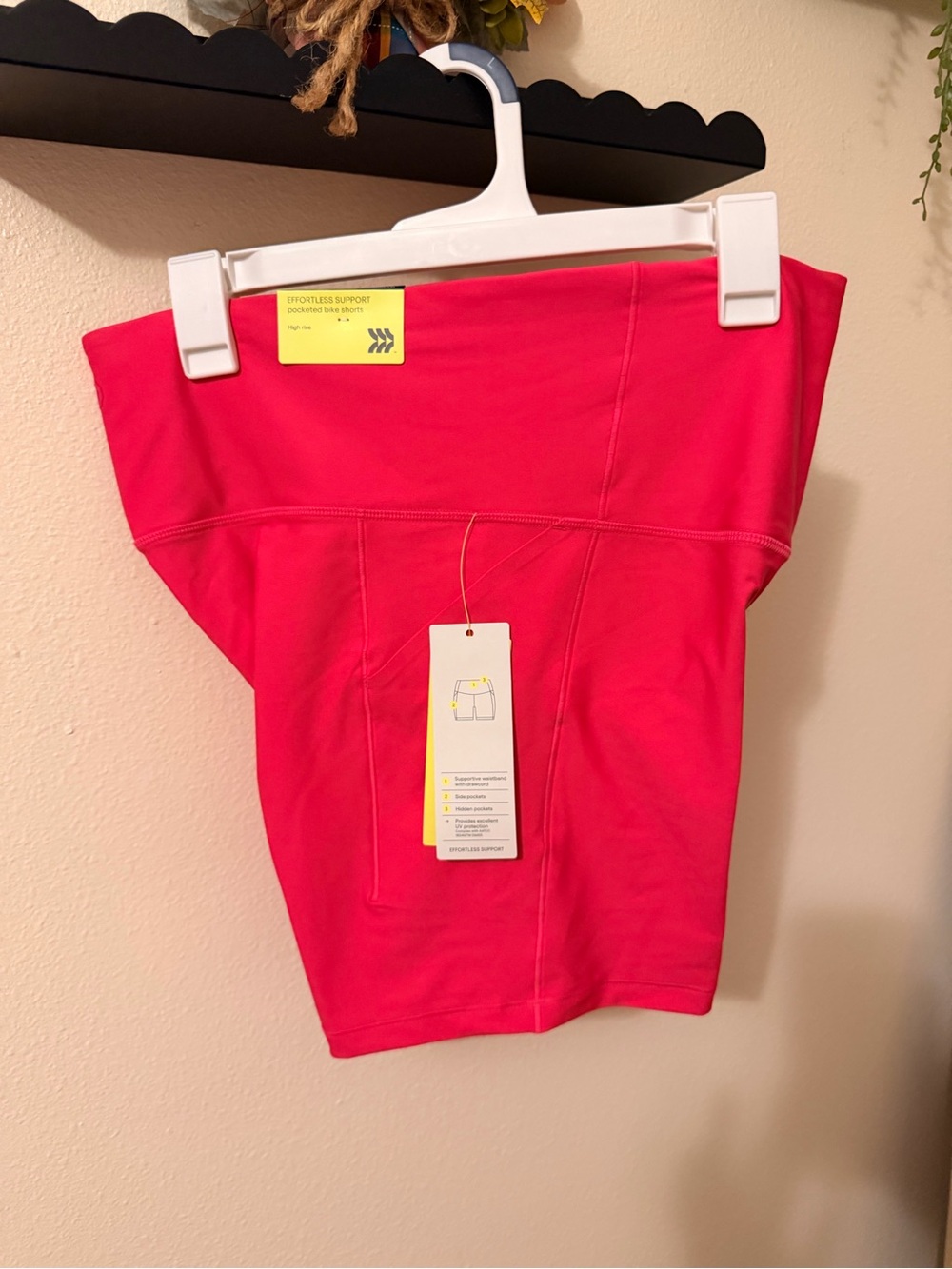 all in motion Hot Pink High-Rise Bike Shorts